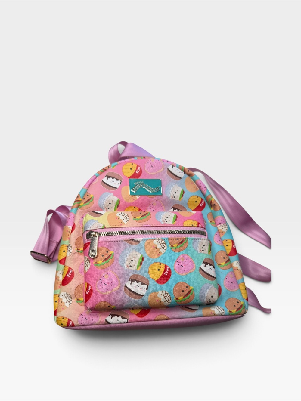 Kids Mini Backpack with Ice Cream Print - Pink